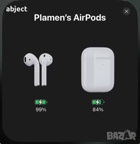 AirPods 2 + charging case - оригинални, работещи безупречно, снимка 4 - Bluetooth слушалки - 49350676