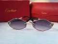 Cartier 2024 дамски слънчеви очила ромб 3 цвята, снимка 18