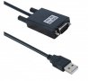 Кабел с конвертор RS232 9pin(м)/USB-A 2.0(м) 1m, снимка 1 - Кабели и адаптери - 32303059