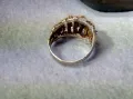 СТАР АЖУРЕН СРЕБЪРЕН ПРЪСТЕН СРЕБРО ВИСОКА ПРОБА с ИНИЦИАЛИ на МАЙСТОРА БП РЪЧНА РЕТРО РАБОТА 49966, снимка 9