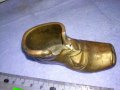 Старинна КОЛЕКЦИОНЕРСКА МЕДНА РЕТРО ОБУВКА Ръчна МАЙСТОРСКА ИЗРАБОТКА - Декоративна ОБУВЧИЦА 41389, снимка 8