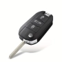 Кутийка за ключ с 3 бутона, изкачащо острие VA2 за Peugeot/Citroen различни модели, снимка 1