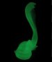 Фосфоресцираща и променяща цвета си змия - кобра фигура пластика статуетка, снимка 2