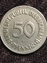 50 пфенинга Германия 1950 буква F, снимка 2