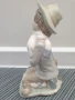 NAO Lladro Zaphir статуетка 23см/НАО ЛАДРО ЗАФИР испанска порцеланова фигура/момче-овчарче с агне, снимка 2