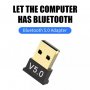USB Безжичен адаптер Bluetooth 5.0 , снимка 1 - Мрежови адаптери - 39352532
