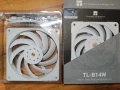 НОВ Thermalright TL-B14W 140 мм вентилатор за компютър, 1500 об./мин. S-FDB лагер / бял, снимка 7