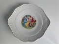 Порцеланова чиния от Чехия с трите грации. , снимка 2