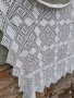Стара плетена покривка за легло, снимка 3
