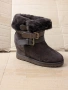 Ботуши / боти на платформа ASH Topo Suede Shearling Cuff Yes номер 37 ,5, снимка 1