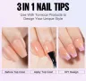TOMICCA Soft Gel Nail Tips Комплект гел нокти, снимка 4