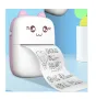  Мини принтер за деца, Bluetooth, USB зареждане, Бял , снимка 2