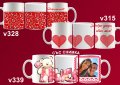 Чаши за Свети Валентин-с или без снимка, снимка 1 - Романтични подаръци - 35583567