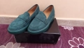 Зелени велурени мокасини, снимка 5