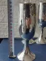 Два комплекта Сребърни чаши за вино,вода,проба 800 , снимка 3