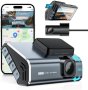 Нова 4K Dash Cam за кола Предна Задна камера WiFi външен GPS