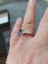 Дамски сребърен пръстен с камък мистик топаз.Състояние ново! , снимка 2