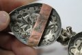 Уникални детски сребърни ковани пафти , снимка 7