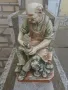 Красива масивна статуетка Обущаря със котката CAPODIMONTE., снимка 12