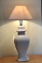 Английска порцеланова настолна лампа, 50 см, снимка 2
