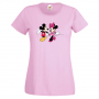 Дамска тениска Mickey & Minnie 6 Мини Маус,Микки Маус.Подарък,Изненада,, снимка 4