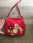 Дамски чанти, кожена 15 € , червена сатенена Sısley 25€, снимка 3