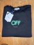 Мъжка, черна блуза OFF White с голяма щампа на гърба, снимка 3