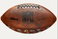 Wilson NFL Junior Throwback топка американски футбол с логата на всички отбори от Националната лига, снимка 1