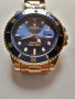 Мъжки луксозен часовник Rolex Oyster  Perpetual Submariner  Gold and blue 