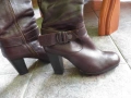 G-star оригинални дамски ботуши от естествена кожа Uk4/37, снимка 7