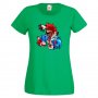 Дамска тениска Mario Zombie VS Sonic Zombie Игра,Изненада,Подарък,Празник,Повод, снимка 9