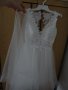 Булчинска/Сватбена рокля -  Официална/Елегантна бяла рокля, снимка 12