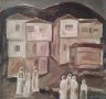 Картина, "Родопско село", худ. Д.Митев, 1980 год., снимка 2