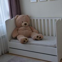 Бебешка кошара / легло Bianco Fiori от Меблик