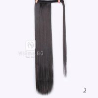 Прави опашки с велкро закрепване, снимка 5 - Аксесоари за коса - 28692624