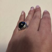 Сребърен пръстен (196), снимка 10 - Пръстени - 43688827