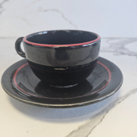Комплект керамични чаши за кафе, снимка 1 - Сервизи - 44877076