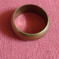 Старинен масивен пръстен халка позлатен 5 гр., снимка 2 - Антикварни и старинни предмети - 27931920