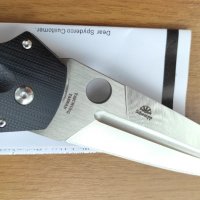 Сгъваем нож Spyderco Schempp EuroEdge, снимка 5 - Ножове - 37345533