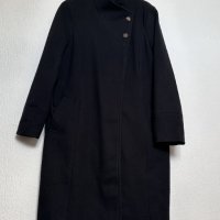 Черно палто с колан Yours, снимка 3 - Палта, манта - 43835713