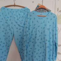 Дамска сатенена пижама с подарък, снимка 9 - Нощници - 33619825