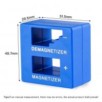 Инструмент за магнетизиране и демагнетизиране на отвертки и инструменти, снимка 5 - Други инструменти - 37881515