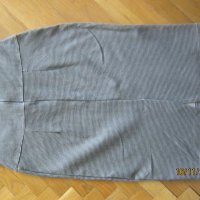 Пепитена разтеглива пола-тип молив (за офис) и блуза естествена коприна, снимка 5 - Поли - 27466473