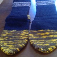 Вълнени плетени чорапи, снимка 2 - Други - 26204613