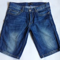 Мъжки къси дънкови панталони Philipp Plein размер 32 , снимка 1 - Къси панталони - 37445599