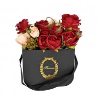 Чантичка за декорация на цветя Черна, снимка 2 - Романтични подаръци - 39872928