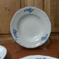 Стар български порцелан чинии, снимка 2 - Антикварни и старинни предмети - 33413928