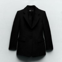 Дамско черно сако H&M , снимка 1 - Сака - 43043645