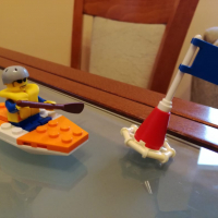 Конструктор Лего - Lego Town 5621 - Каяк на бреговата охрана, снимка 2 - Конструктори - 36485294