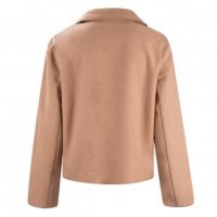 Приветствай пролетта със сако/яке Lee Cooper Wool Blend Jacket Ladies - Beige, снимка 3 - Сака - 28611129